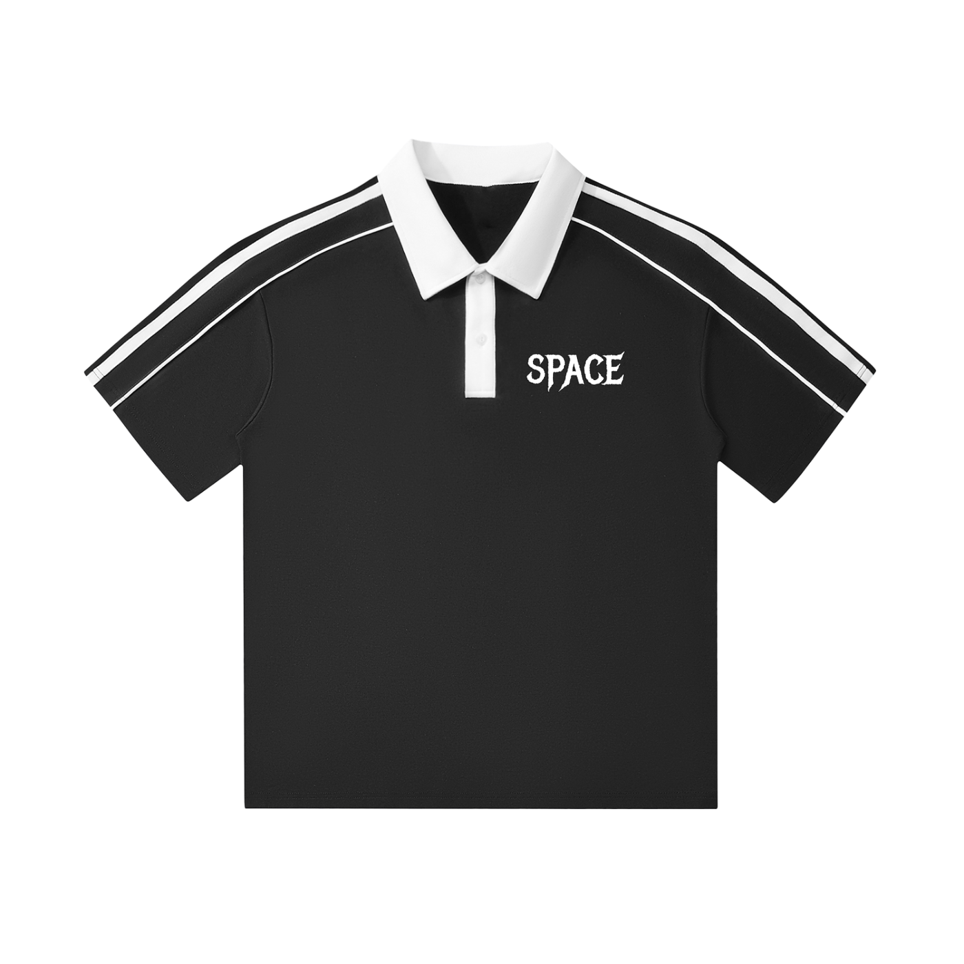 "GiveOneFuck" Space Polo Shirt