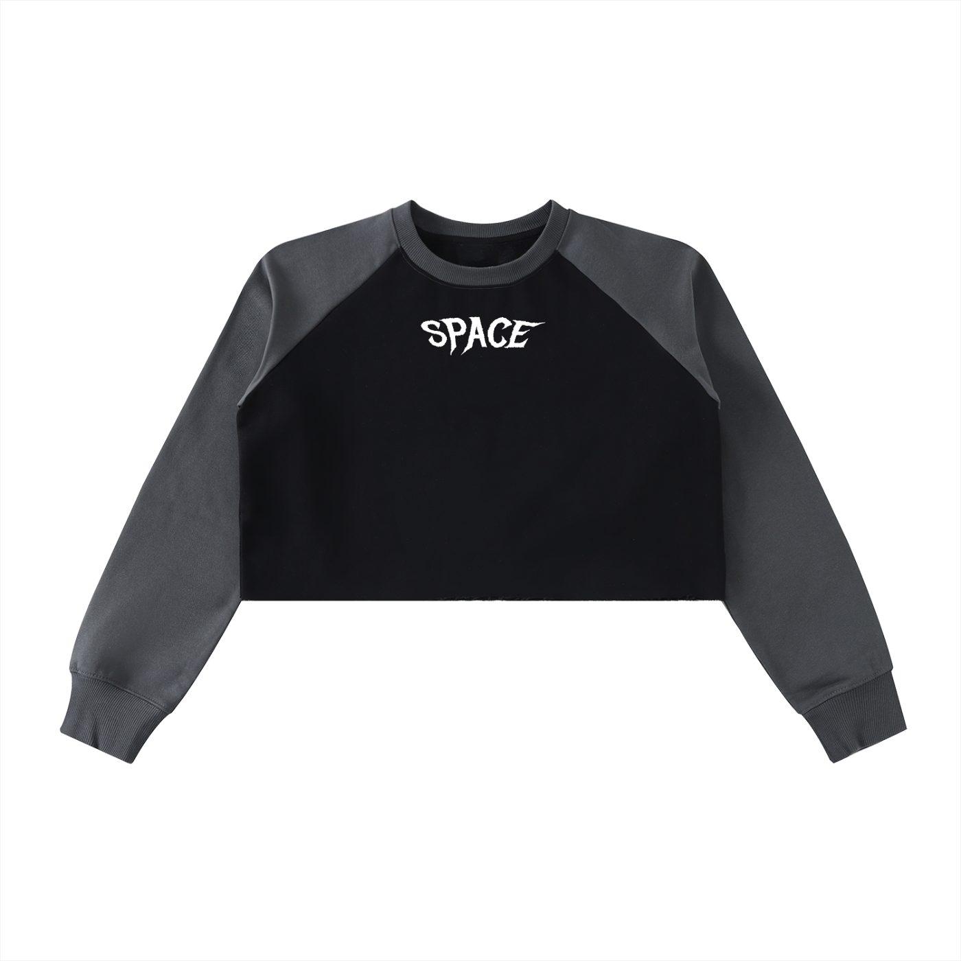 Space Woman Crop Sweatshirt