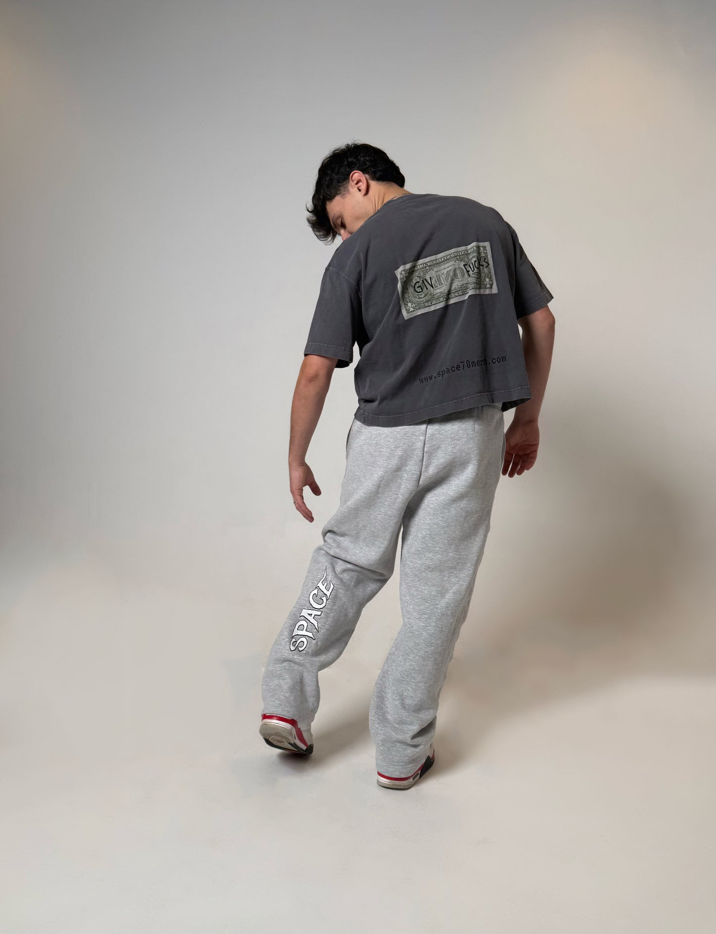 "GiveOneFuck" Space Sweatpants