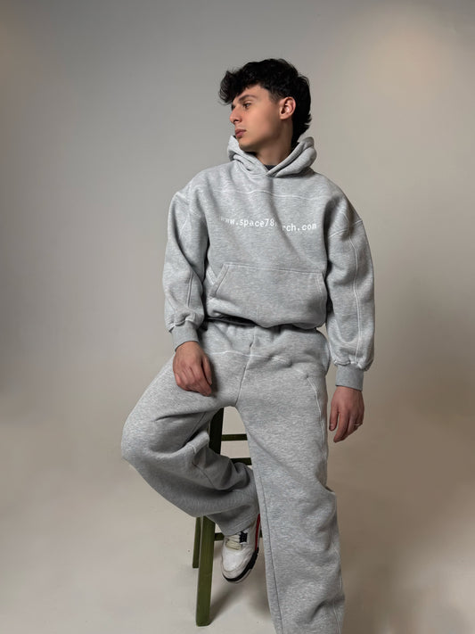 "GiveOneFuck" Space Boxy Hoodie