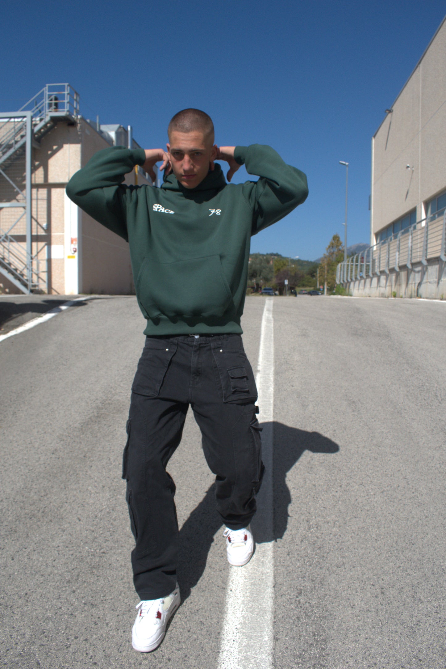 SPACE GREEN HOODIE