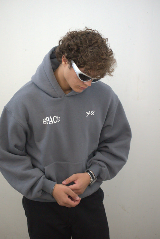 SPACE GREY HOODIE