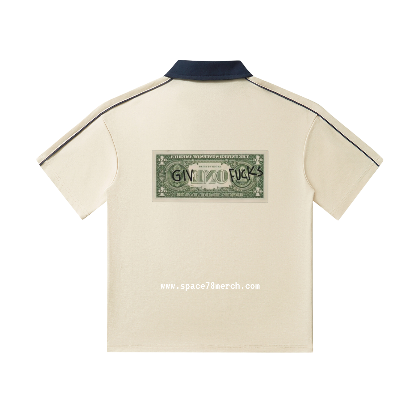 "GiveOneFuck" Space Polo Shirt
