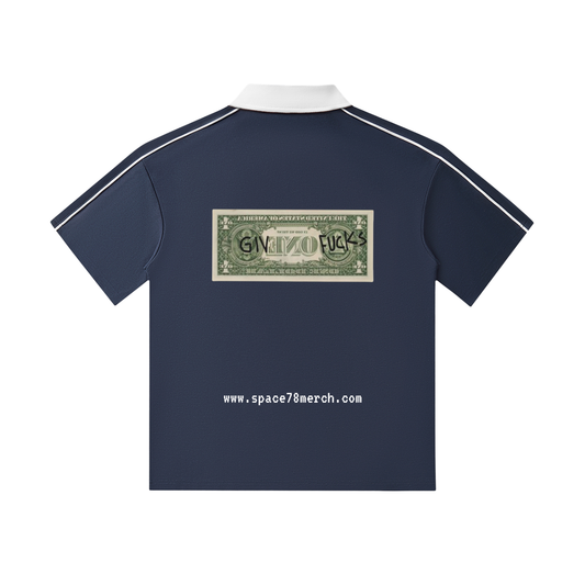 "GiveOneFuck" Space Polo Shirt